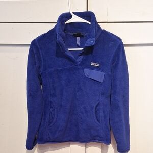 Patagonia Womens Blue Soft Pullover